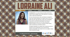 Desktop Screenshot of lorraineali.com